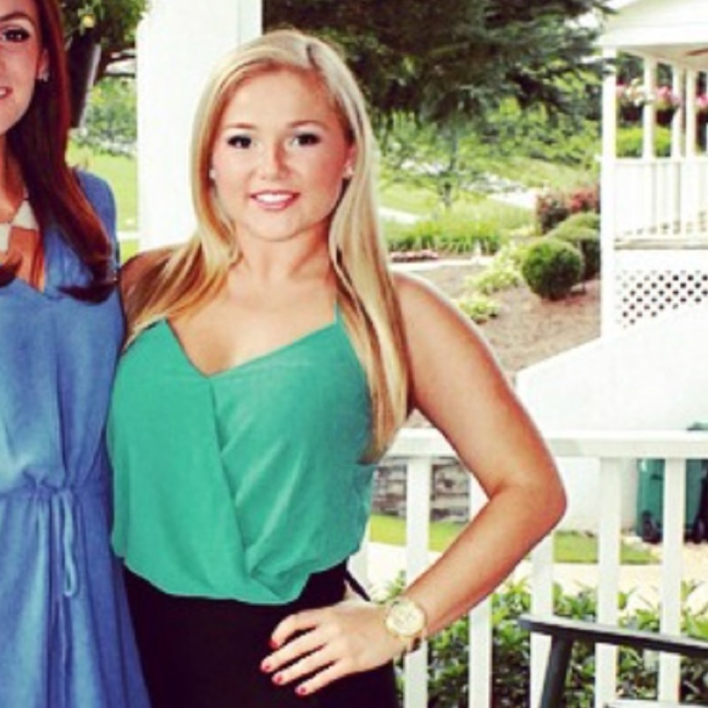 Teal cami